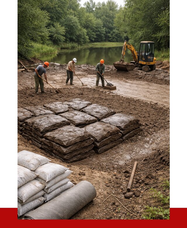 Купить глину для пруда в Кимрах от 4698 р. с доставкой | ПРОНЕРУДКмы