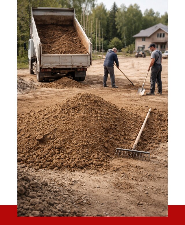 Суглинок для планировки в Кимрах с доставкой от 4384 р. | ПРОНЕРУДКмы