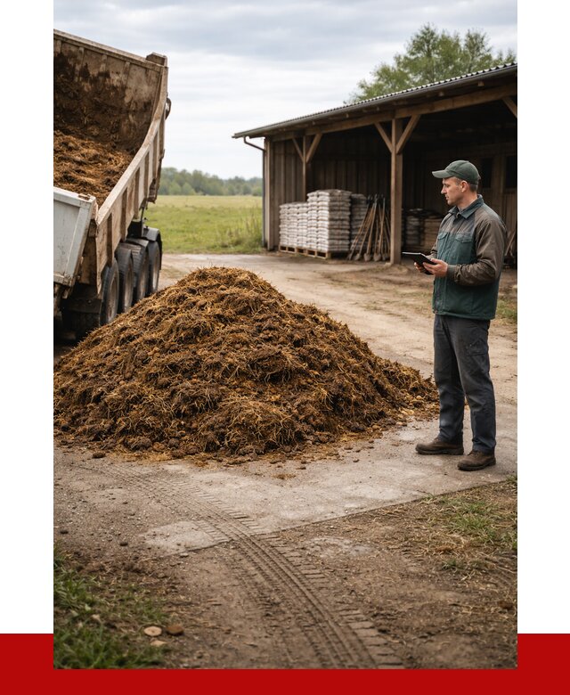 Купить навоз с доставкой в Кимрах от 1253 р. за куб | ПРОНЕРУДКмы