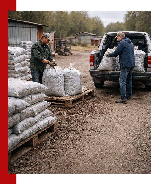 Купить конский навоз в мешках с доставкой в Кимрах