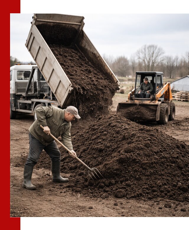 Доставка и продажа перегноя в Кимрах быстро и дешево