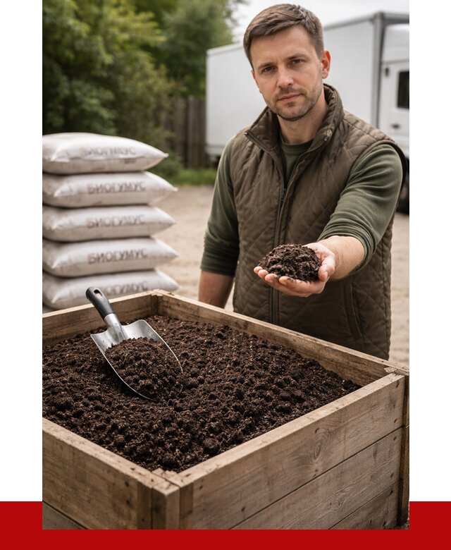 Купить биогумус в Кимрах с доставкой от 8873 р. за куб | ПРОНЕРУДКмы