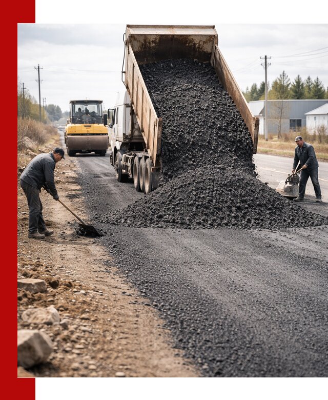 Асфальтовая крошка для дорог в Кимрах — поставка и доставка