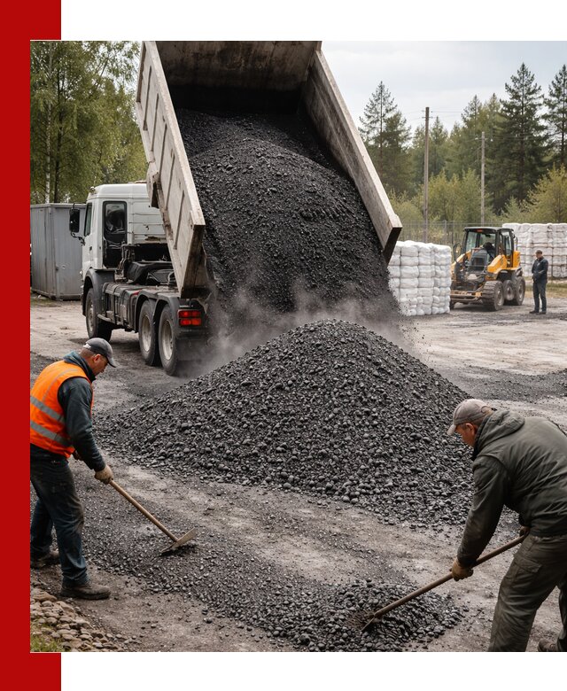 Доставка и продажа асфальтного гранулята в Кимрах