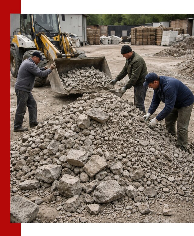 Демонтаж и вывоз бой бетона в Кимрах