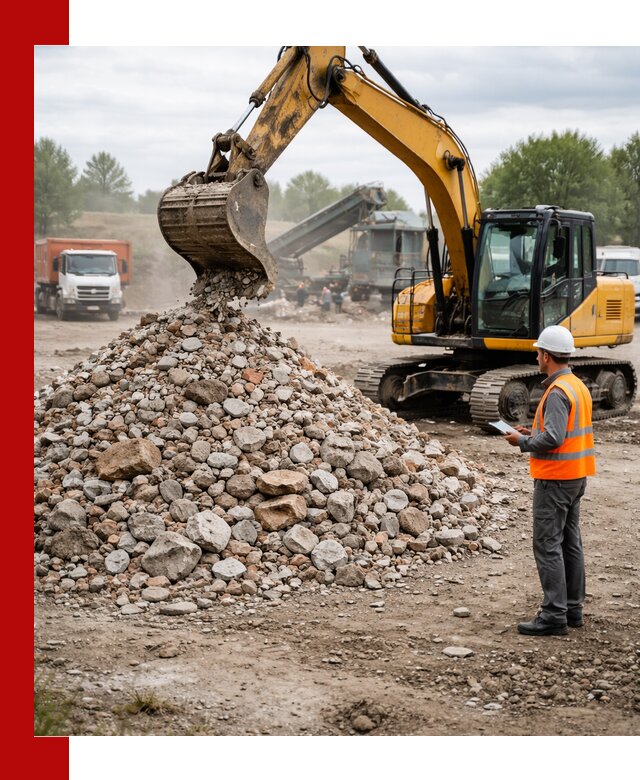 Доставка и вывоз строительного боя в Кимрах