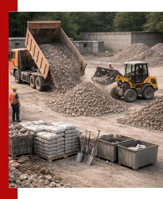 Вторичные материалы для отсыпки в Кимрах — поставка и доставка