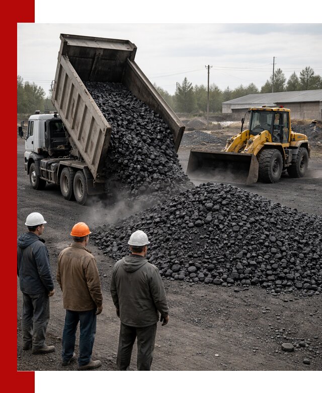 Доставка угля антрацита в Кимрах с самосвалами и погрузкой