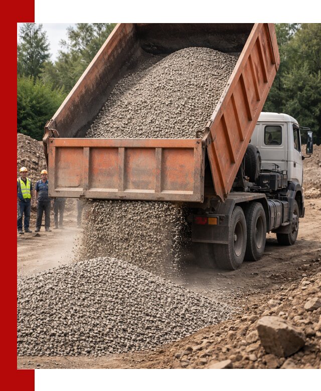 Доставка сыпучих материалов самосвалом в Кимрах быстро и надежно