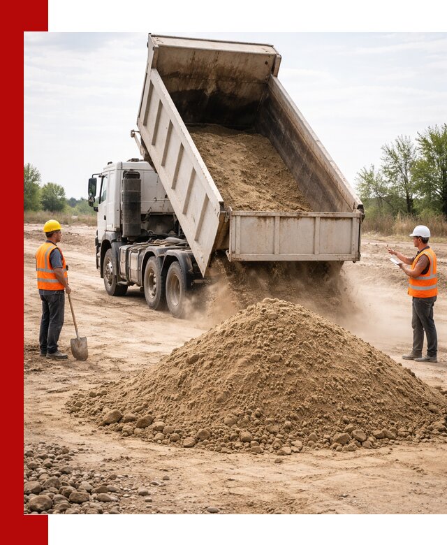 Доставка самосвалом 15 кубов в Кимрах за город и по городу