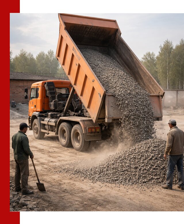 Доставка самосвалом 20 м3 в Кимрах быстро и надежно