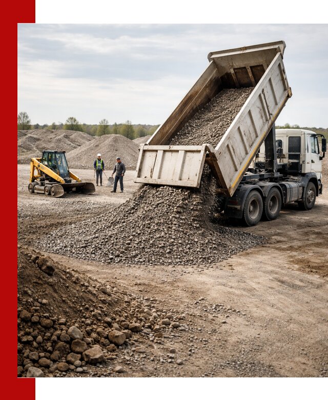 Доставка самосвалом 25 м³ в Кимрах быстро и надежно