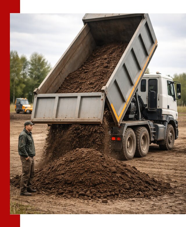 Аренда самосвала с водителем в Кимрах для сыпучих грузов и навоза