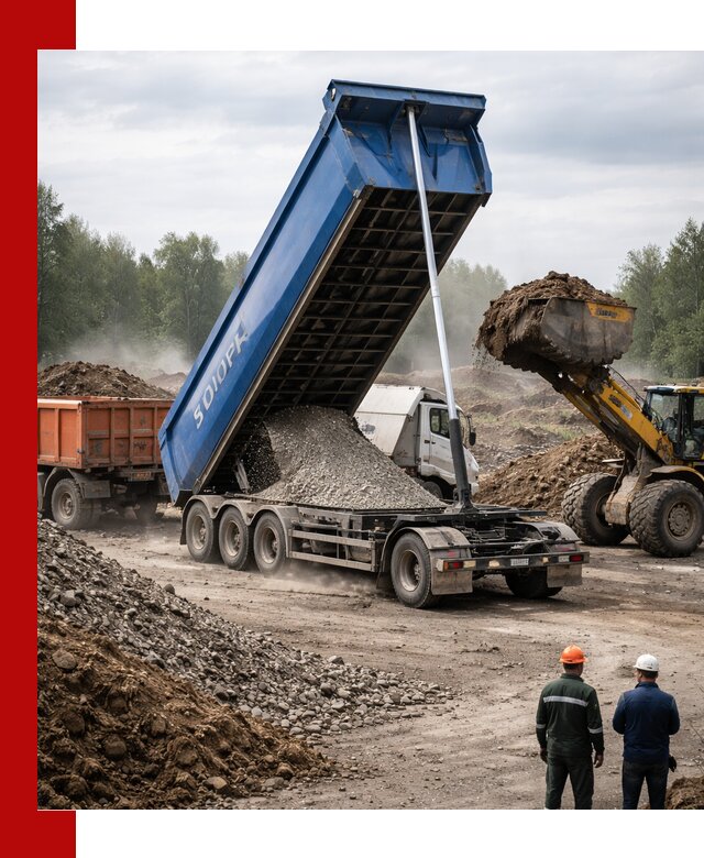 Аренда тонар 40 тонн в Кимрах с доставкой материалов