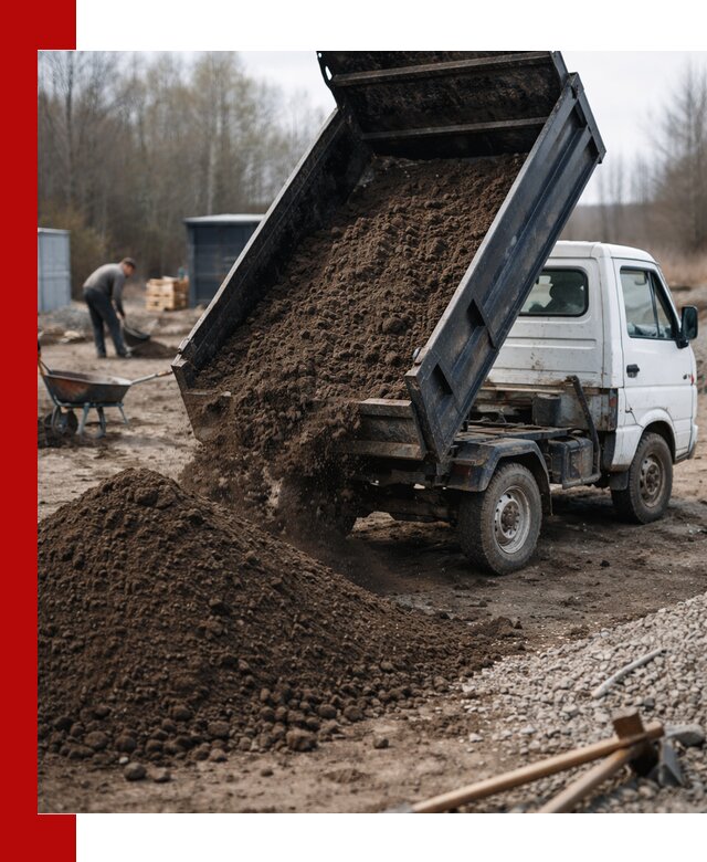 Аренда минисамосвала в Кимрах для доставки сыпучих материалов