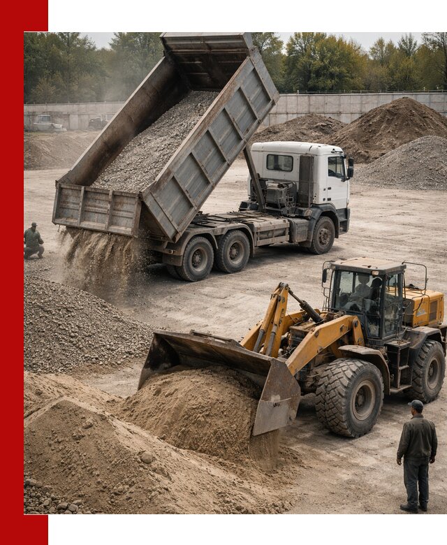 Перевозка сыпучих грузов самосвалами и бортовыми в Кимрах