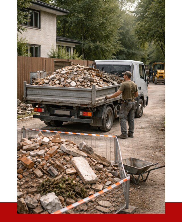 Вывоз строительного мусора с погрузкой в Кимрах от 7829 р | ПРОНЕРУДКмы