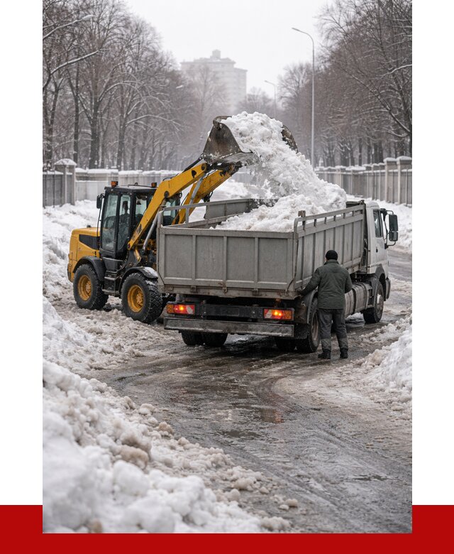 Вывоз снега с погрузкой в Кимрах от 3654 р. ПРОНЕРУДКмы