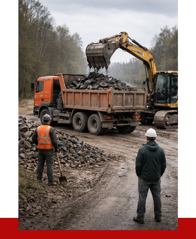 Вывоз асфальта в Кимрах от 4698 р. самосвалом ПРОНЕРУДКмы