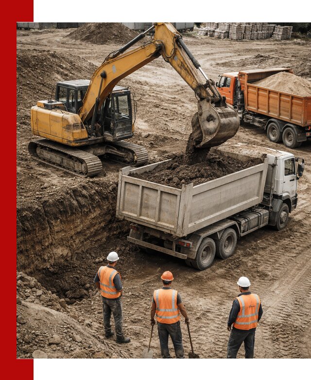 Разработка грунта для строительства и благоустройства в Кимрах