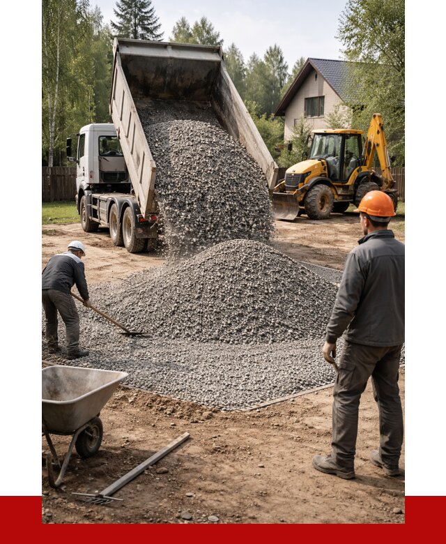 Отсыпка участка щебнем в Кимрах от 6785 р. ПРОНЕРУДКмы