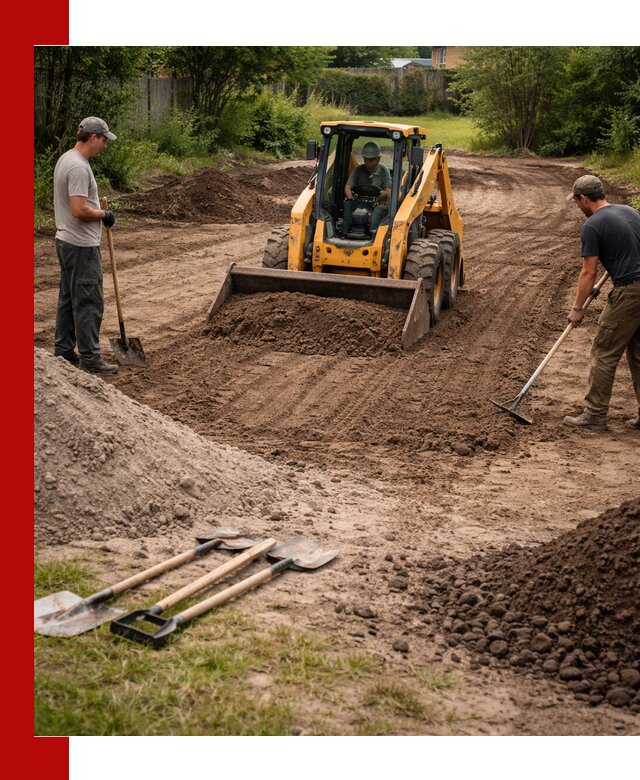 Планировка участка грунтом с вывозом и доставкой в Кимрах