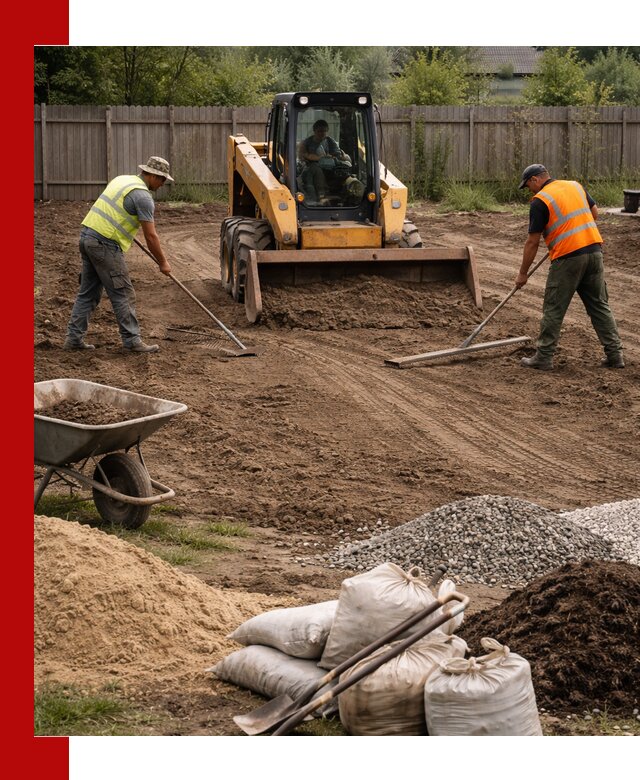 Выравнивание участка под строительство и благоустройство в Кимрах