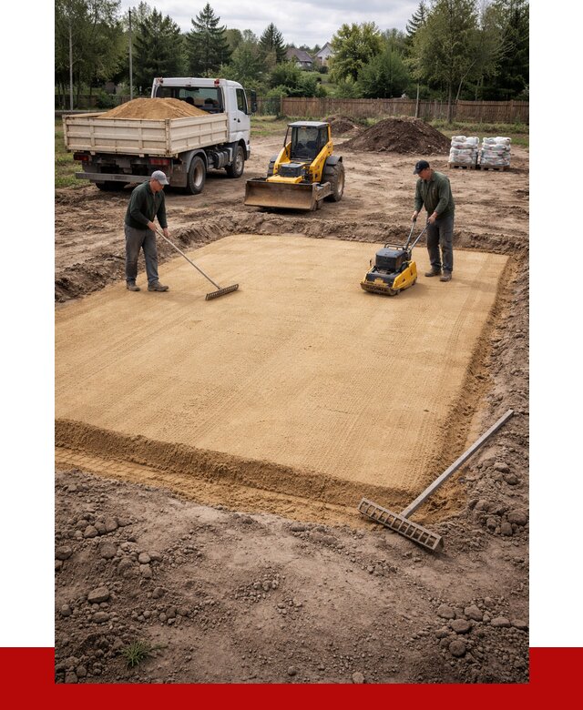 Устройство песчаной подушки в Кимрах от 4698 р. ПРОНЕРУДКмы